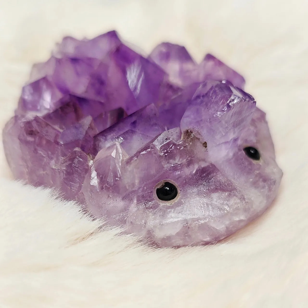 Crystal Hedgehog Rider Purple