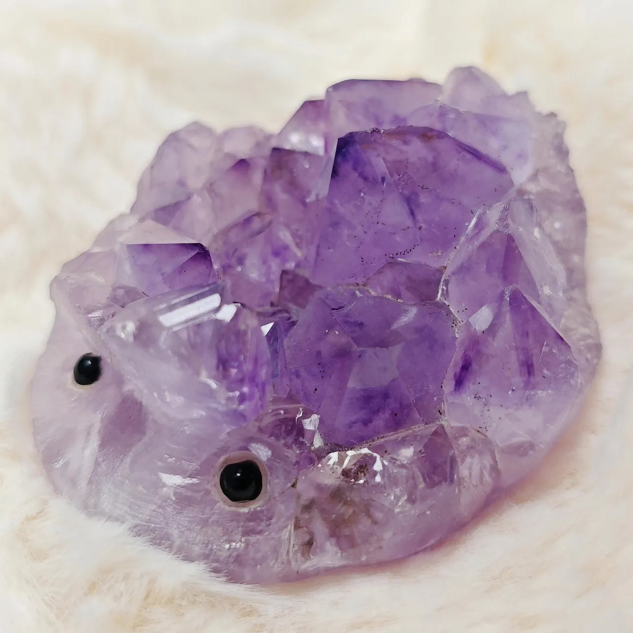 Crystal Hedgehog Rider Purple